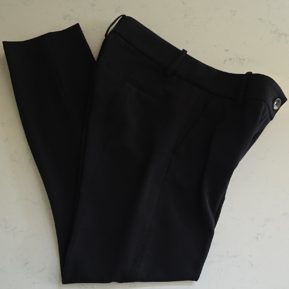 J. Crew Black Tapered, Ankle-length, Slim Leg Pants / Slacks